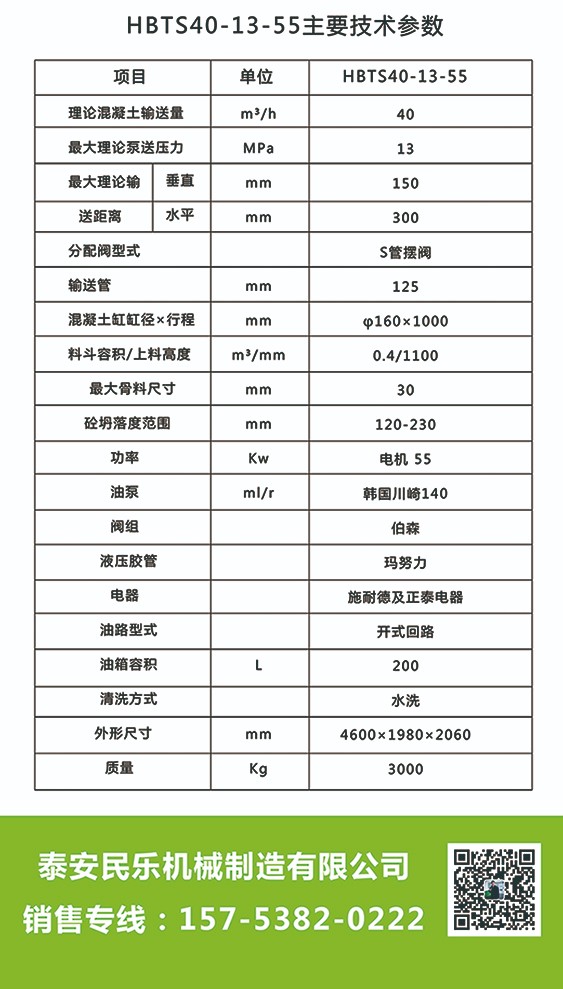 细石混凝土两用泵