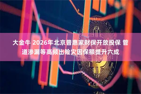 大金牛 2026年北京普惠家财保开放投保 管道渗漏等高频出险灾因保额提升六成