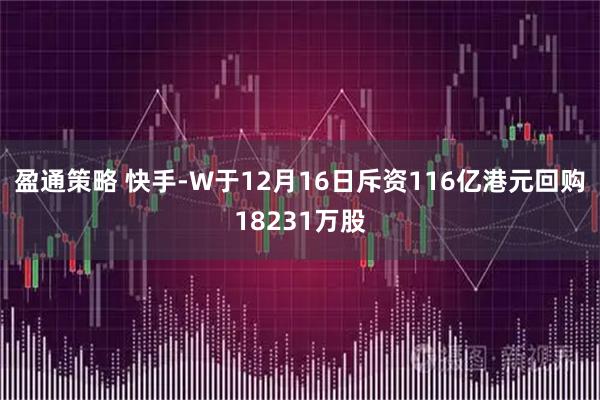 盈通策略 快手-W于12月16日斥资116亿港元回购18231万股